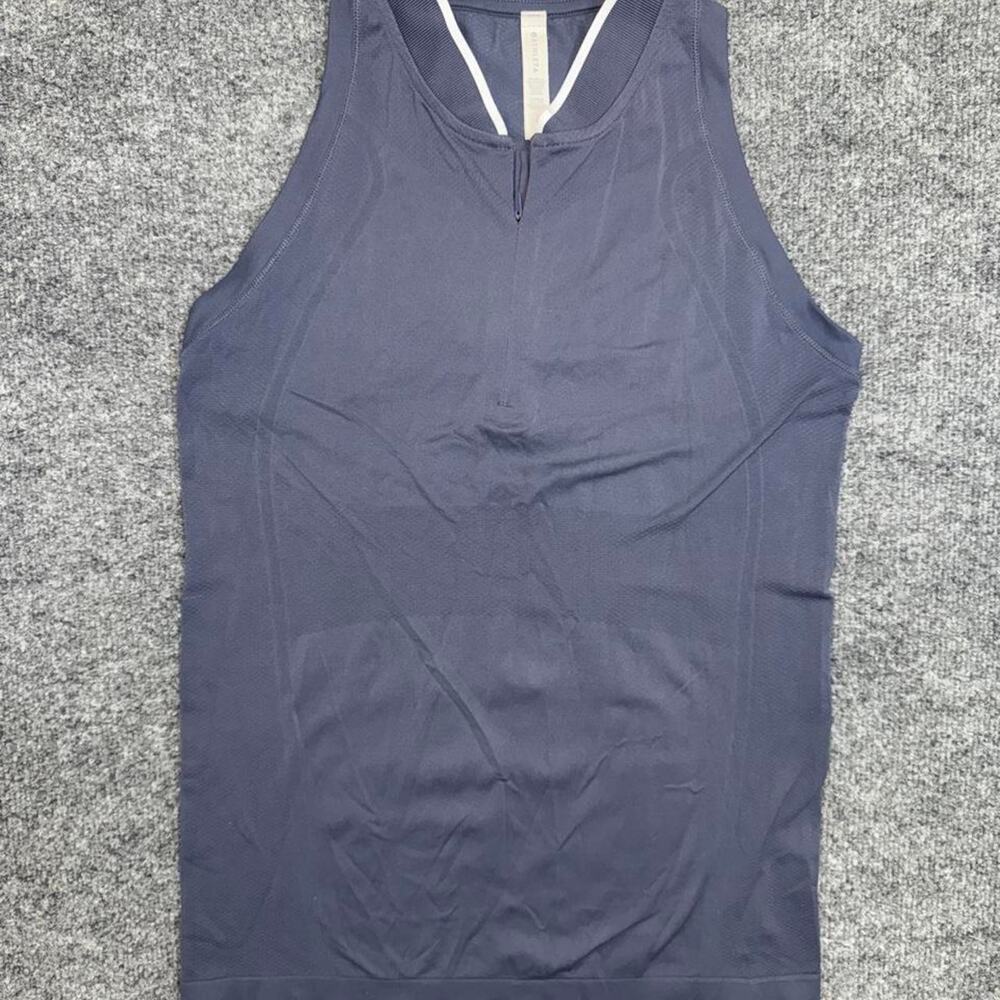 Athleta Women’s Momentum Polo Tank – Blue – Size Large